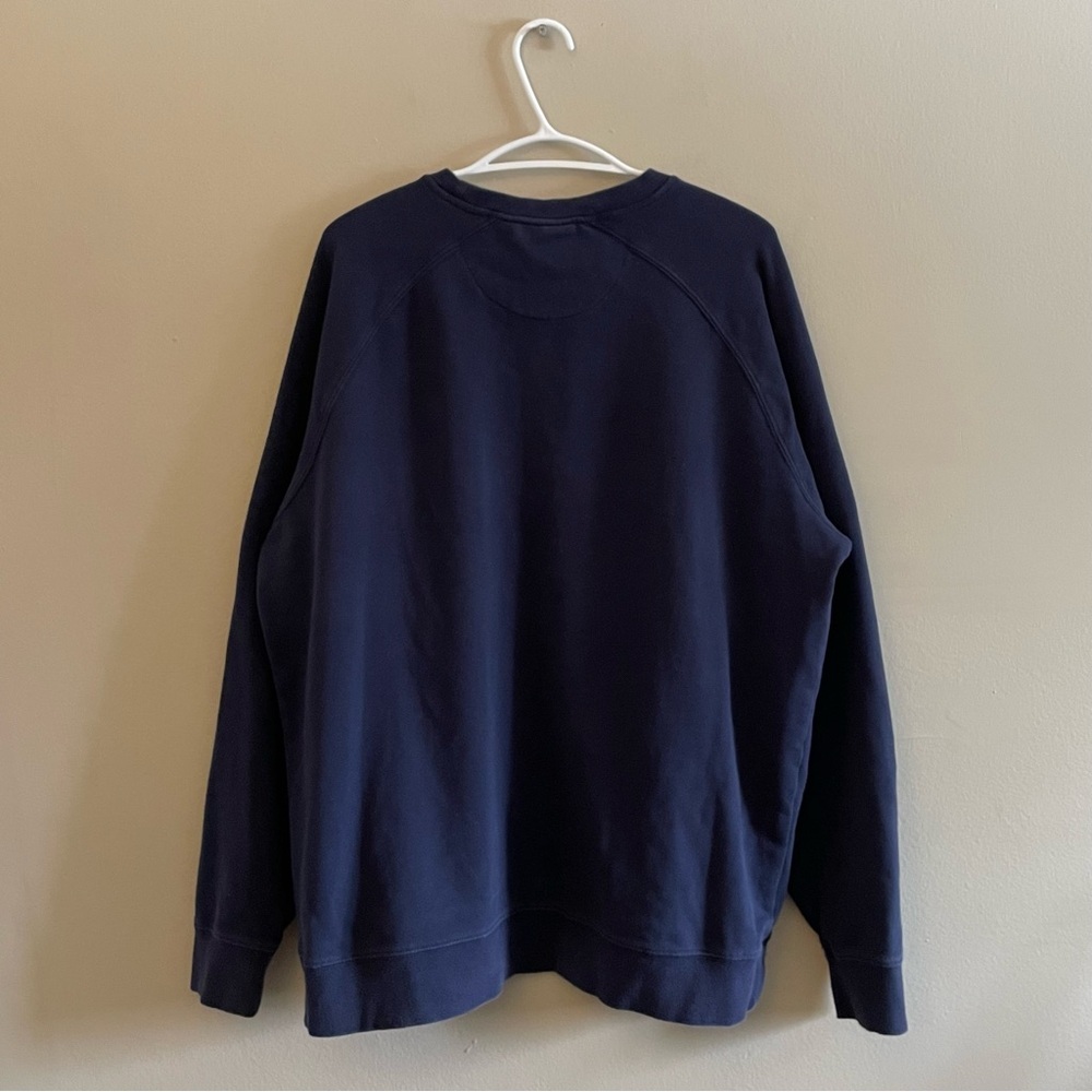 Fila Navy Blue Crewneck Sweatshirt w Embroidered Patch Logo – Size 2XL EUC - Picture 8 of 12